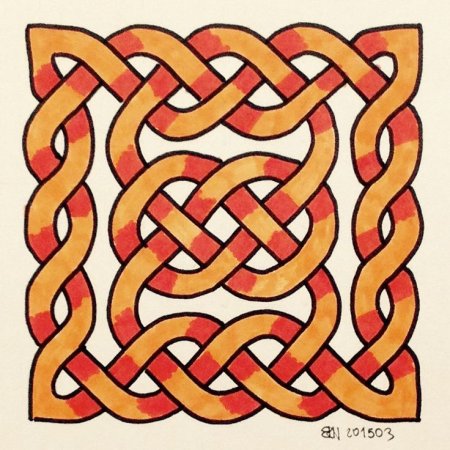 Кельтский орнамент плетенка
