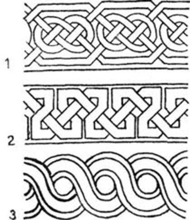 Плетенка орнамент древняя Греция