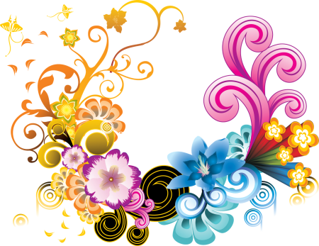 Орнамент из цветов