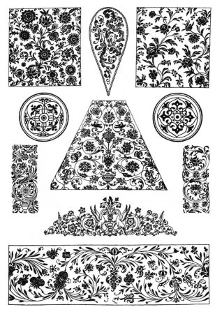 Растительный орнамент древней Руси