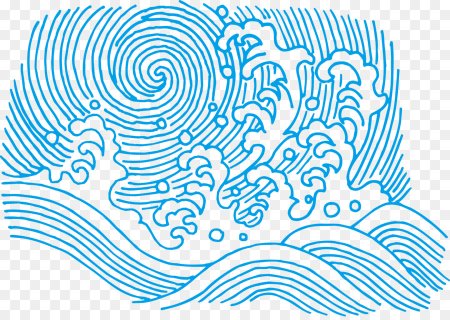 Стилизованная волна