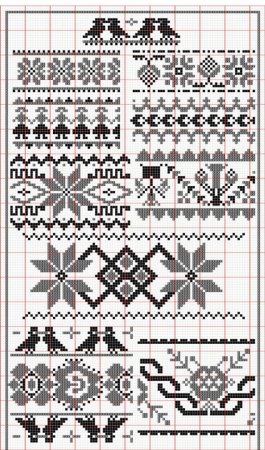 Фэр Айл схемы узоров