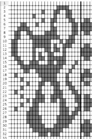 Жаккард мышка схема