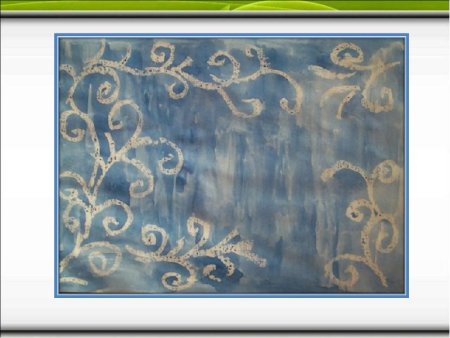 Морозные узоры на окне рисование