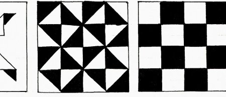 Ритм в композиции из геометрических фигур