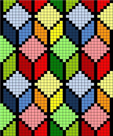 Геометрический орнамент вышивка