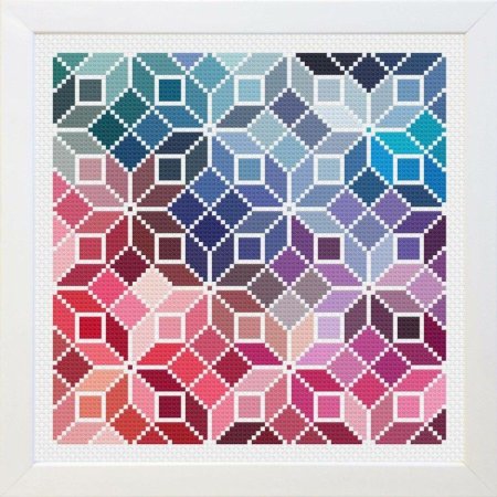 Геометрическая вышивка крестом