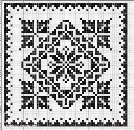 Вышивка бискорню схемы Норвежские узоры