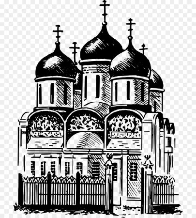 Силуэты храмов