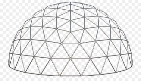 Сетчатый геодезический купол