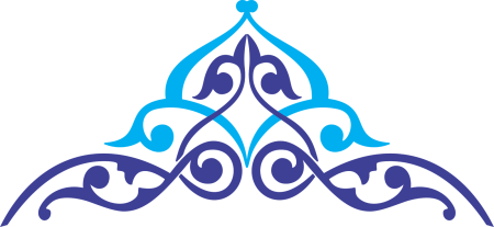 Национальный узор тюбетейки Узбекистана вектор