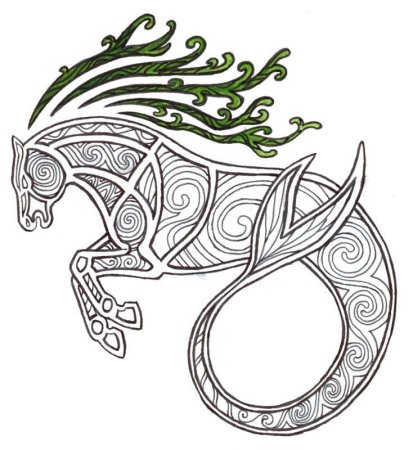 Зооморфный орнамент кельты