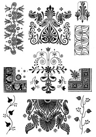 Растительные мотивы в орнаменте