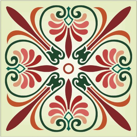 Растительные мотивы в орнаменте