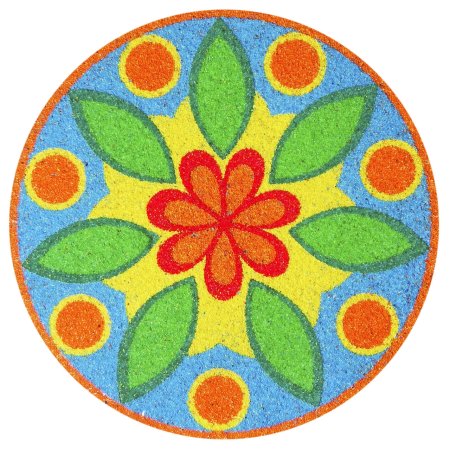 Растительный орнамент в круге