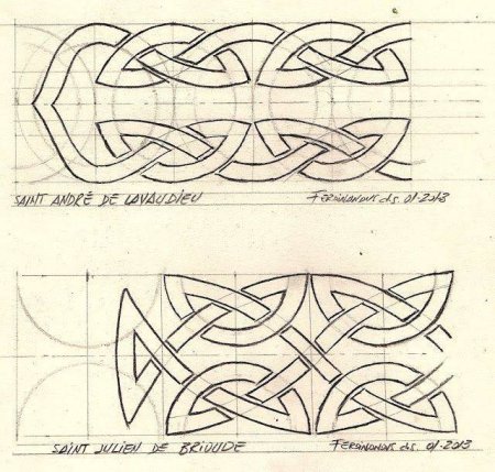 Скандинавские узоры и орнаменты для резьбы по дереву