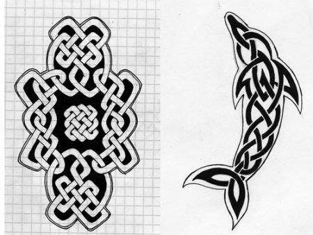 Кельтские узоры для срисовки