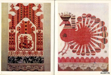 Орнаменты старинных рушников Тверской губернии