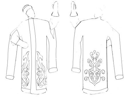 Зооморфный Башкирский орнамент