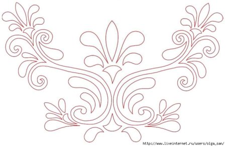 Узоры на костюме Снегурочки