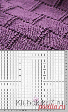 Узоры спицами для носков лицевой и изнаночной