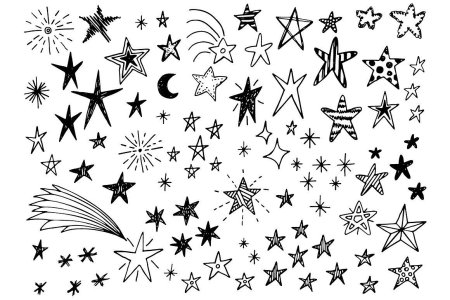 Звезда ручкой