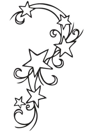 Новогодние звездочки на окна