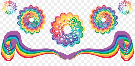 Радужный узор