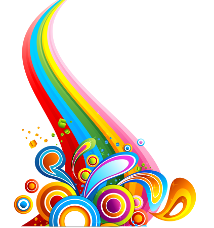 Радужные векторные