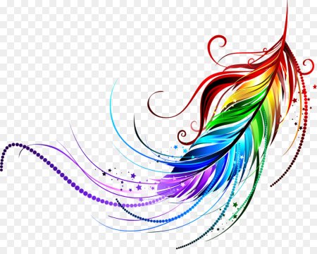 Цветные перья