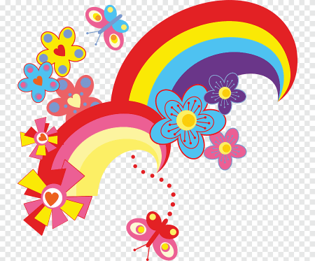 Красивая Радуга Векторная