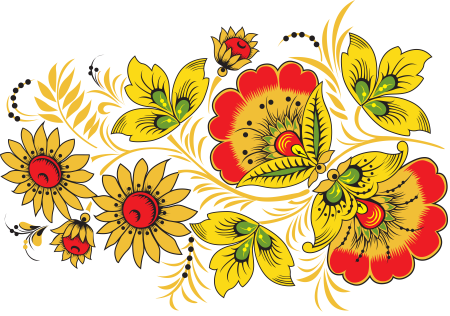 Росписи Городецкая Жостовская Хохломская