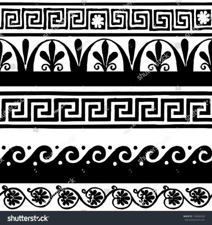 Орнамент волны в древней Греции