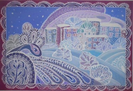 Конкурс рисунков зимние узоры