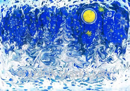 Необычная техника рисования