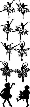 Балерина на окно