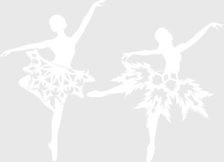 Балерина для вырезания