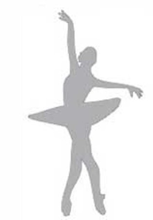 Силуэт балерины на новый год