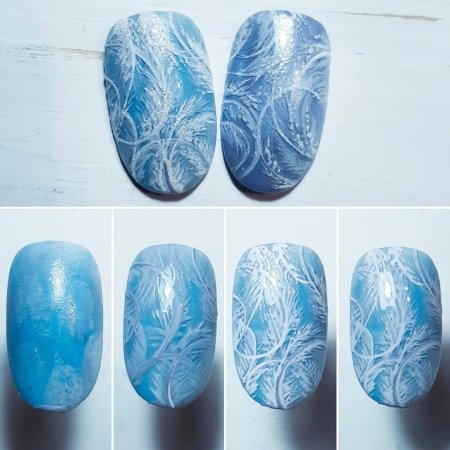 Морозный маникюр