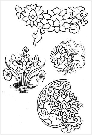 Элементы национального орнамента Китай