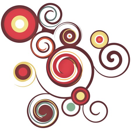 Узор из кружков