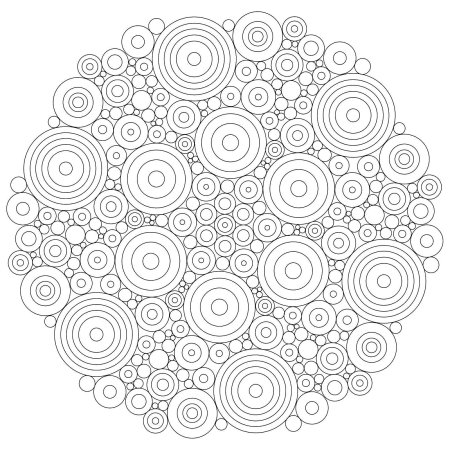 Раскраска Мандала