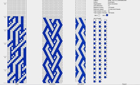 Жгут из бисера схемы на 12 бисерин