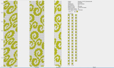 Схемы бисерных жгутов на 12-16 бисерин