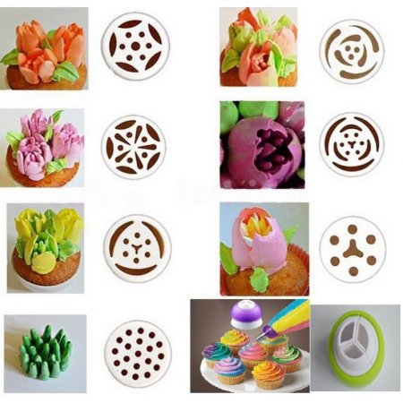 Насадки для кондитерского мешка узоры