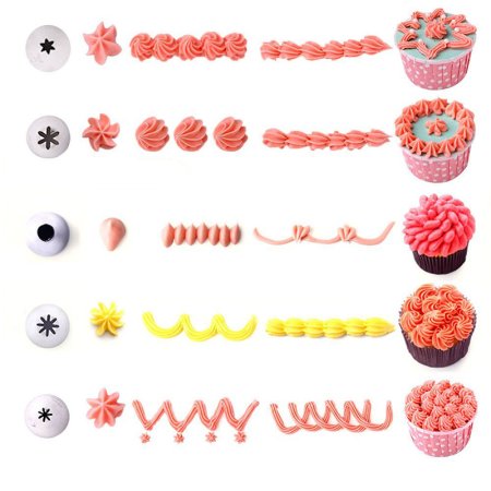 Кондитерские насадки для украшения капкейков