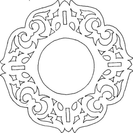 Орнаменты для выпиливания лобзиком