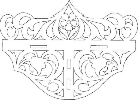 Прорезная резьба лобзиком чертежи