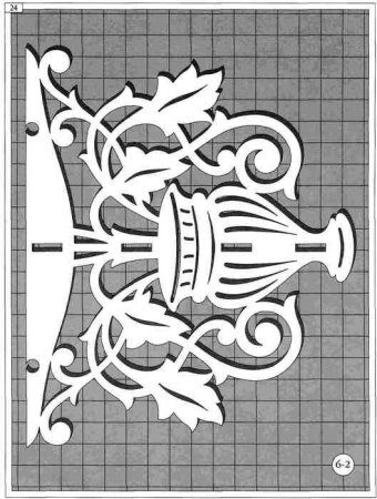 Цветочные узоры для выпиливания