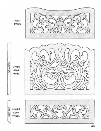 Чертежи для пропильной резьбы по дереву для лобзика
